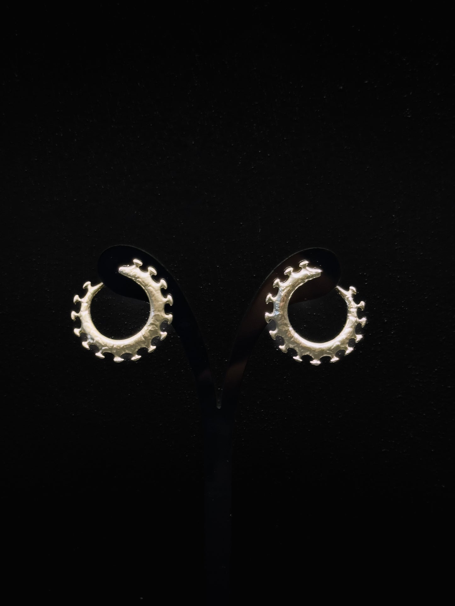 Lilium silver earrings