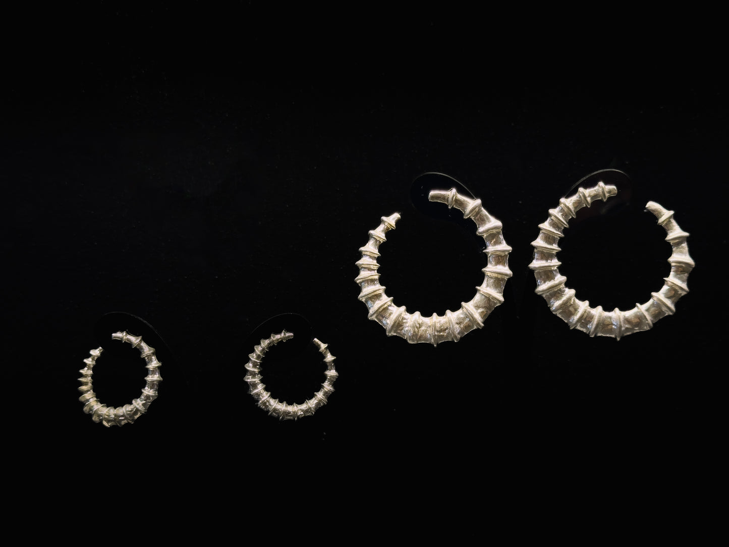 Potnia silver earrings